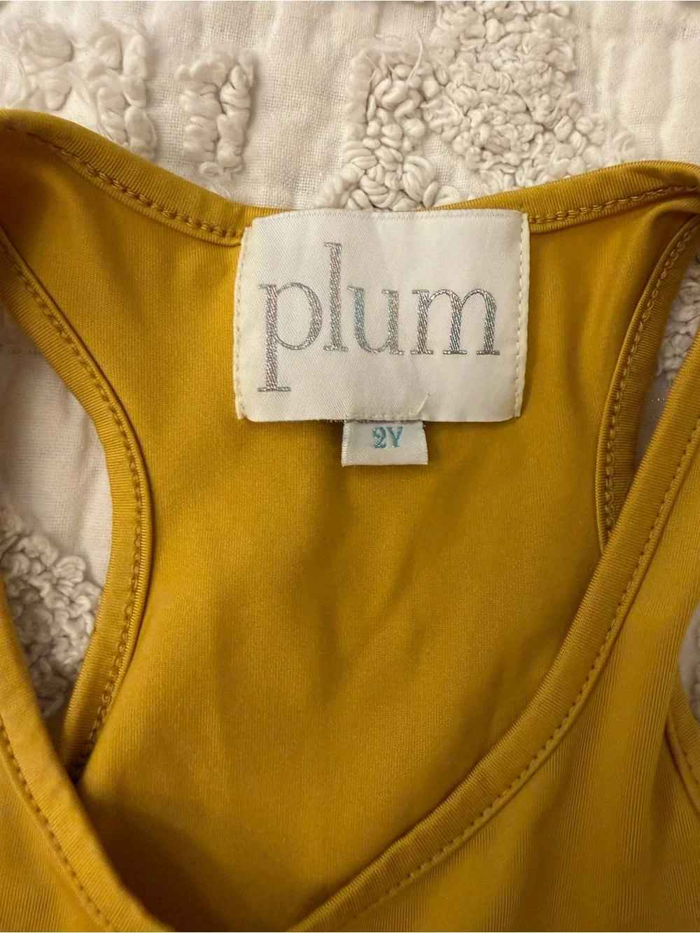 Plum Girls' Mustard Yellow Tutu Bodysuit Costume